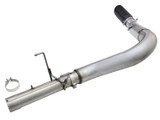 aFe Power 49-42051-1B - MACHForce XP Exhaust Large Bore 5in DPF-Back SS 13-15 Dodge Trucks L6-6.7L (td) *Black Tip