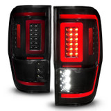 Anzo 311447 - 19-22 Ford Ranger Full LED Taillights w/ Lightbar Sequential Signal Black Housing/Smoke Lens