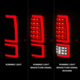 Anzo 311437 - 2014-2021 Toyota Tundra LED Taillights Black Housing/Smoke Lens