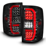 Anzo 311464 - 14-18 GMC Sierra 1500 Full LED Taillights Black Housing Clear Lens (w/C Light Bars)