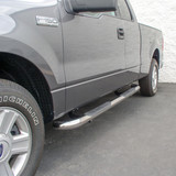 ARIES 203016-2 - 3" Round Polished Stainless Side Bars, Select Ford F-150