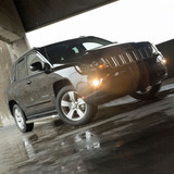 ARIES 2051008 - AeroTread 5" x 67" Polished Stainless Running Boards, Select Compass, Patriot