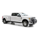 ARIES 2055519 - RidgeStep 6-1/2" x 91" Black Steel Running Boards, Select Ford F-Series Crew