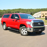 ARIES 2055527 - RidgeStep 6-1/2" x 53" Black Steel Running Boards, Select Toyota Tundra