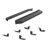 ARIES 2061027 - AeroTread 5" x 67" Black Stainless Running Boards, Select Toyota 4Runner