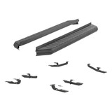 ARIES 2061032 - AeroTread 5" x 70" Black Stainless Running Boards, Select Jeep Cherokee