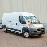 ARIES 2055534 - RidgeStep 6-1/2" x 96", 36" Steel Running Boards, Select Sprinter 2500, 3500