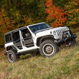 ARIES 2500200 - Jeep Wrangler JL, Gladiator Aluminum Rear Tube Doors