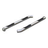 ARIES 209018-2 - 3" Round Polished Stainless Side Bars, Select Nissan Equator, Frontier
