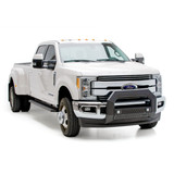 ARIES 2163103 - AdvantEDGE 5-1/2" Black Aluminum Bull Bar with Lights, Select Ford Super Duty