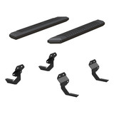 ARIES 2556011 - AdvantEDGE 5-1/2" x 53" Black Aluminum Side Bars, Select Ford F150, F250, F350