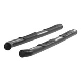 ARIES 209011 - 3in. Round Black Steel Side Bars; Select Nissan Pathfinder