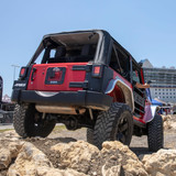ARIES 2500202 - Jeep Wrangler JK Raw Aluminum Rear Fender Flares