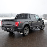 ARIES 2556024 - AdvantEDGE 5-1/2" x 91" Black Aluminum Side Bars, Select Ford F250, F350, F450
