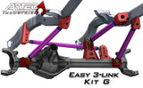 Artec Industries LK0137 - Easy 3 Link Kit G Adjustable Upper link Yes Outside Frame Offset Front Passenger Rear Driver
