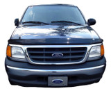 Auto Ventshade (AVS) 25513 - 97-03 Ford F-150 High Profile Bugflector II Hood Shield - Smoke