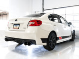 AWE 3015-43102 - 2015+ Subaru WRX VA Sedan Touring Edition Exhaust - Diamond Black Tips (102mm)