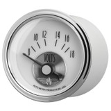 AutoMeter 2094 - 2-1/16 in. VOLTMETER, 8-18V, PRESTIGE PEARL