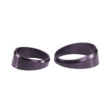 AutoMeter 2234 - or Autogage 2-1/16in Black Angle Rings -- 3 Pack