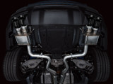 AWE 3025-43650 - 2024 Ford Mustang GT Fastback S650 RWD SwitchPath Catback Exhaust w/ Quad Diamond Black Tips
