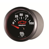 AutoMeter 3627-00406 - Oil Pressure 2-1/16, 0-100 PSI - Red Bowtie