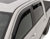 Auto Ventshade (AVS) 94806 - 2019 RAM 1500 Crew Cab Ventvisor Outside Mount Front & Rear Window Deflectors 4pc - Smoke
