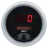 AutoMeter 6789-SC - 85.7mm Black Switchable 260 MPH / 260 KM/H Speedometer Sport-Comp Elite Digital Gauge