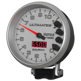 AutoMeter 6886 - 5 inch Ultimate III Playback Tachometer 11000 RPM - Silver