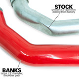 Banks Power 25996 - Boost Tube Kit Natural Finish Tubes 13-18 Ram 6.7 Driver Side Cold Side Only