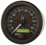 AutoMeter ST3801 - Stack Instruments 88MM 0-160 MPH / 260 KM/H Programmable Speedometer - Black