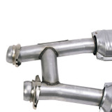 BBK 1521 - 86-93 Mustang 5.0 High Flow H Pipe With Catalytic Converters - 2-1/2