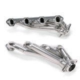 BBK 15150 - 79-93 Mustang 5.0 Shorty Unequal Length Exhaust Headers - 1-5/8 Silver Ceramic