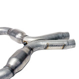BBK 1637 - 05-10 Mustang 4.6 Short Mid X Pipe With Catalytic Converters 2-3/4 For  Long Tube Headers