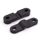 BLOX Racing BXAC-00321-BK - Racing 2-Pc Solid Shifter Bushing Kit Rear - Civic Integra - Black