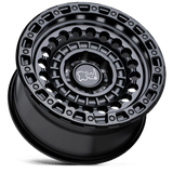 Black Rhino Wheels 1785STN-06120M67 - Sentinel 17X8.5 Matte Black