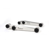 BLOX Racing BXSS-21203-RAW-V2 - Racing 90-01 Integra, 89-95 Civic, CRX, Del Sol V2 Billet Rear LCA Poly Bushings - Raw