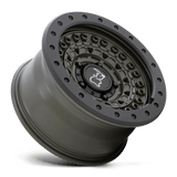 Black Rhino Wheels 2090BCD-86140N12 - Barricade 20X9 Olive Drab Green With Black Rock Guard
