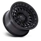 Black Rhino Wheels BR014MB17906812N - Br014 Sahara 17X9 Matte Black W/ Gloss Black Lip