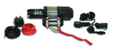 Bulldog Winch 15005 - 3,500 LB UTV Winch 50 Ft Wire Rope Two Switches Mounting Channel Roller Fairlead
