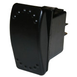 Bulldog Winch 20285 - Rocker Switch - Momentary On/Off 4-Pin Black