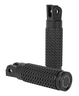 Burly Brand B13-1204B - Slash Cut Rider Front Peg Set
