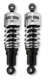 Burly Brand B28-1203 - FLH Shocks - Chrome