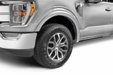 Bushwacker 20948-52 - OE Style Color Matched Ingot Silver 4-Piece Fender Flare Set for 2018-2020 Ford F-150