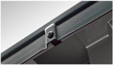 Bushwacker 59507 - 97-04 Dodge Dakota Fleetside Bed Rail Caps 78.0in Bed - Black