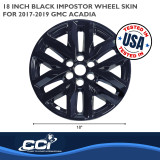 Coast To Coast IMP466BLK - Not Compatible With Steel Wheels