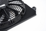 CSF 2858FB - 92-00 Honda Civic All-Aluminum Fan Shroud w/12in SPAL Fan - Black Finish