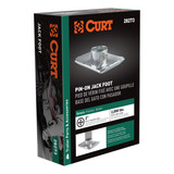CURT 28273 - Pin-On Jack Foot (Fits 2" Tube, 2,000 lbs, 1-11/16" Height, Packaged)
