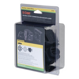 CURT 57101 - Dual-Output 7 & 4-Way Connector with Backup Alarm (Plugs into USCAR)