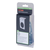 CURT 58231 - Connector Mounting Bracket for 7-Way RV Blade (Zinc, Packaged)