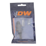 Deatschwerks 6-02-0739-B - 6AN Male Flare to Straight 5/16in Single Hose Barb - Anodized Matte Black